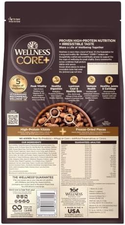 Wellness RawRev Wholesome Grains Dry Cat Food, Chicken & Chicken Liver Recipe, 4 lb Bag