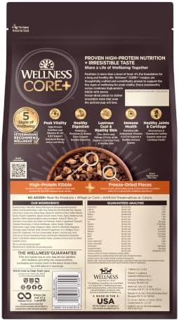 Wellness Complete Health Natural Dry Cat Food, Original Chicken Recipe, 5 lb Bag