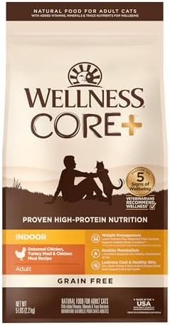 Wellness Complete Health Natural Indoor Dry Cat Food, Chicken Recipe, 5 lb Bag