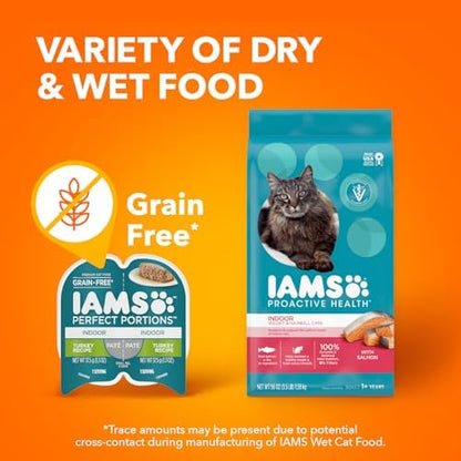 IAMS Perfect Portions Wet Cat Food Variety Pack, Twin Pack, 2.6 oz Trays, 24-Count