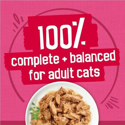 Purina Friskies Surfin' Favorites Wet Cat Food Variety Pack, 5.5 oz Cans, 40-Pack