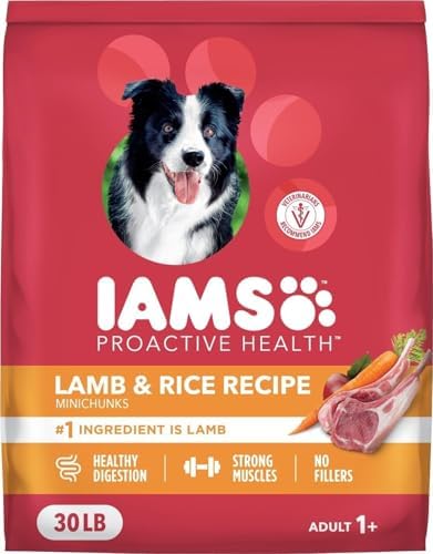 IAMS Proactive Health Adult Dry Dog Food, Chicken & Whole Grain Recipe, 30 lb Bag