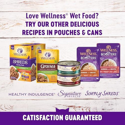 Wellness Healthy Indulgence Natural Wet Cat Food, Chicken Recipe, 3 oz Can