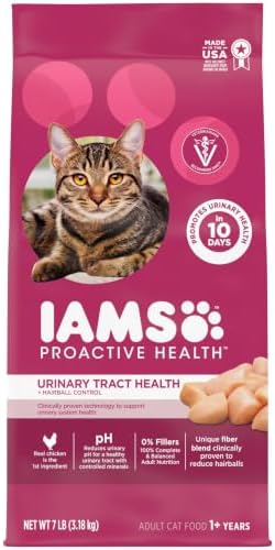 IAMS Proactive Health Urinary Tract Health Adult Dry Cat Food, Chicken Recipe, 3.5 lb Bag