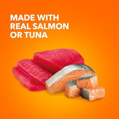 IAMS Perfect Portions Wet Cat Food, Salmon in Gravy, Twin Pack, 2.6 oz Trays, 12-Count