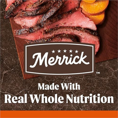 Merrick Grain-Free Dry Dog Food, Texas Beef & Sweet Potato Recipe, 22 lb Bag