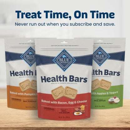Blue Buffalo Natural Dog Treat Biscuits, Cinnamon & Oatmeal Recipe, 16-oz Bag
