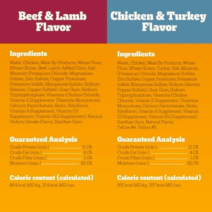 Pedigree High Protein Wet Dog Food Variety Pack, Chicken Flavor, 13.2 oz Cans, 12-Pack