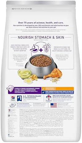 Hill's Science Diet Sensitive Stomach & Skin Small Bites Dry Dog Food, Adult Formula, Chicken Recipe, 4 lb. Bag