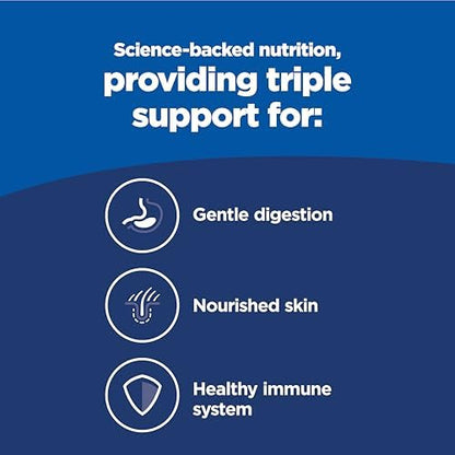 Hill's Science Diet Sensitive Stomach & Skin Small Bites Dry Dog Food, Adult Formula, Chicken Recipe, 4 lb. Bag