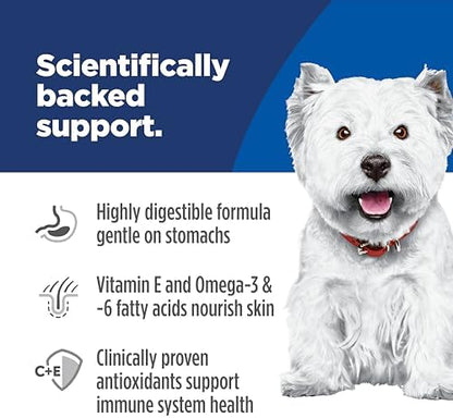 Hill's Science Diet Sensitive Stomach & Skin Small Bites Dry Dog Food, Adult Formula, Chicken Recipe, 4 lb. Bag