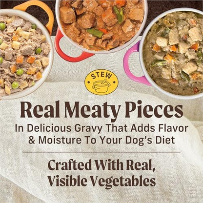 Merrick Grain-Free Favorites Wet Dog Food Variety Pack, 12.7 oz Cans, 12-Pack