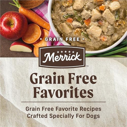 Merrick Grain-Free Favorites Wet Dog Food Variety Pack, 12.7 oz Cans, 12-Pack