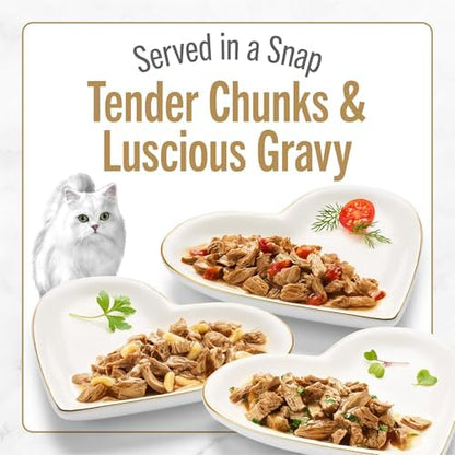 Purina Fancy Feast Petites Gravy Wet Cat Food Variety Pack, 2.8 oz, 24-Pack