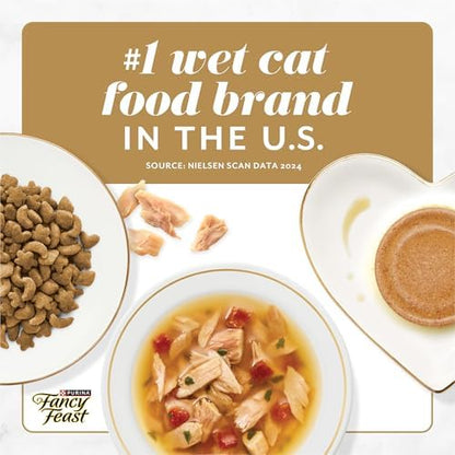 Purina Fancy Feast Petites Gravy Wet Cat Food Variety Pack, 2.8 oz, 24-Pack