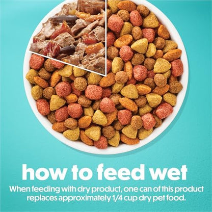 Purina Beneful Small Breed Wet Dog Food Variety Pack, IncrediBites With Real Beef, Chicken and Salmon, 3 oz Cans, 30-Pack