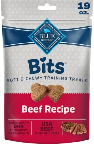 Blue Buffalo Natural Soft-Moist Training Dog Treats, Chicken Recipe, 6-oz Bag