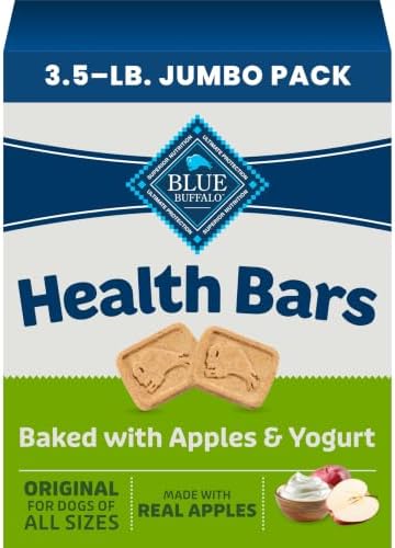 Blue Buffalo Natural Crunchy Dog Treat Biscuits, Bacon, Egg & Cheese Recipe, 16-oz Bag