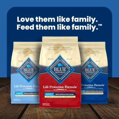 Blue Buffalo Life Protection Formula Natural Adult Dry Dog Food, Chicken & Brown Rice, 5-lb Bag