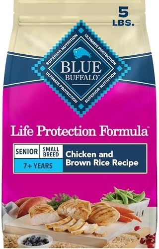 Blue Buffalo Life Protection Formula Natural Adult Dry Dog Food, Chicken & Brown Rice, 5-lb Bag