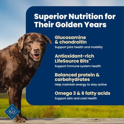 Blue Buffalo Life Protection Formula Natural Large Breed Adult Dry Dog Food, Chicken & Brown Rice, 34-lb Bag
