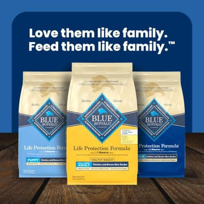 Blue Buffalo Life Protection Formula Natural Adult Dry Dog Food, Chicken & Brown Rice, 5-lb Bag