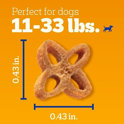 Pedigree Dentastix Chewy Chunx Small Dental Dog Treats, Chicken, 13.5 oz