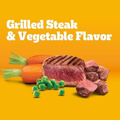 Pedigree Small Dogs Dry Dog Food, Grilled Steak and Vegetable, 14 lb