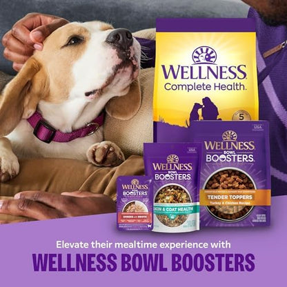 Wellness Bowl Boosters Simply Shreds Wet Dog Food Topper Variety Pack, 2.8 oz Pouches, 12-Pack