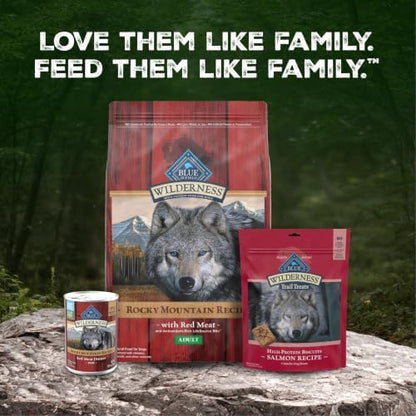 Blue Buffalo Wilderness Mountain Recipe High Protein Grain-Free Adult Dry Dog Food, Red Meat, 22-lb Bag