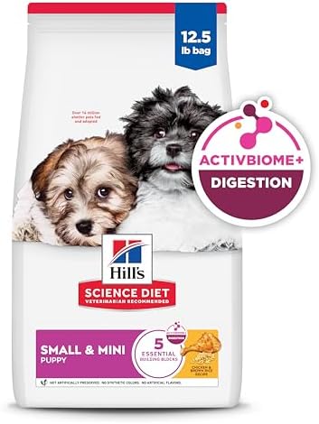 Hill's Science Diet Puppy Healthy Development, Chicken Meal & Barley Recipe Dry Dog Food, 12.5 lb Bag