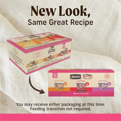 Merrick Purrfect Plates Petite Variety Wet Cat Food, Chicken Recipe, 2.75 oz Cans, 12-Pack