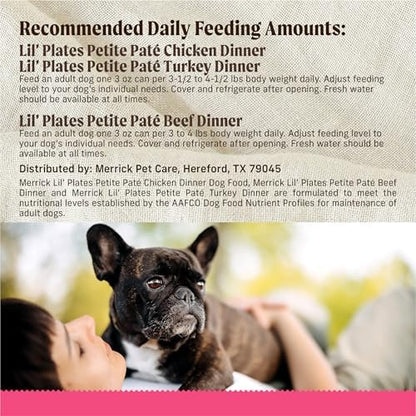Merrick Purrfect Plates Petite Variety Wet Cat Food, Chicken Recipe, 2.75 oz Cans, 12-Pack