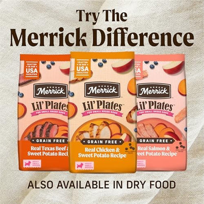 Merrick Purrfect Plates Petite Variety Wet Cat Food, Chicken Recipe, 2.75 oz Cans, 12-Pack