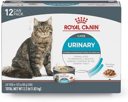 Royal Canin Feline Urinary Care Wet Cat Food in Gravy, 3 oz Can, 12-Pack