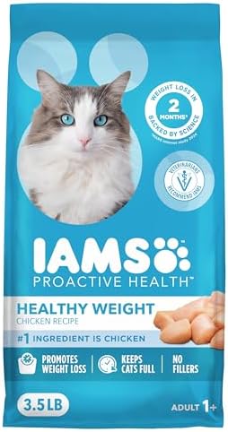 IAMS Proactive Health Healthy Adult Dry Cat Food, Chicken Recipe, 1 lb Bag