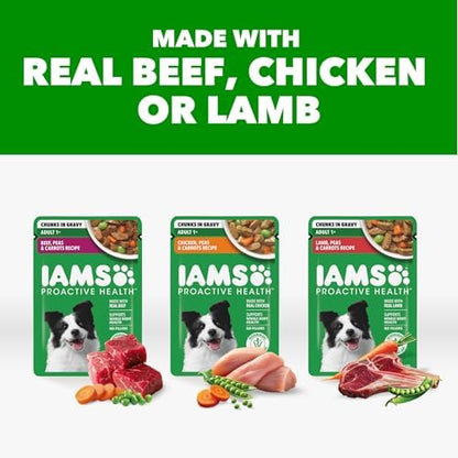 IAMS Proactive Health Adult Dry Dog Food Variety, Chicken Recipe, 7 lb Bag