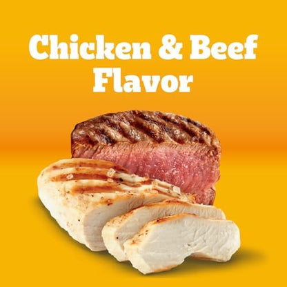 Pedigree Twisty Chews Small Dog Treats, Chicken & Beef, 40 Count
