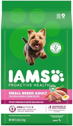 IAMS Proactive Health Adult Dry Dog Food, Chicken Recipe, 3 lb Bag