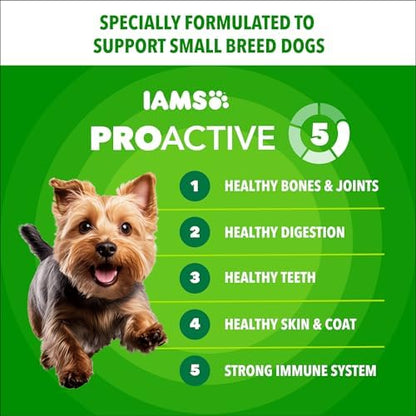 IAMS Proactive Health Adult Dry Dog Food, Chicken Recipe, 3 lb Bag