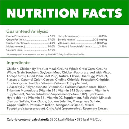 IAMS Proactive Health Adult Dry Dog Food, Chicken Recipe, 3 lb Bag