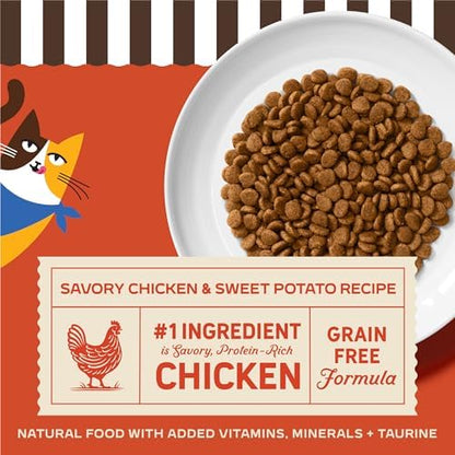 Merrick Purrfect Bistro Natural Dry Cat Food, Chicken Recipe, 12 lb Bag